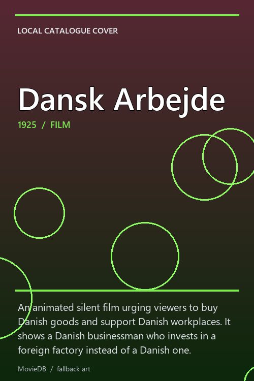 Dansk Arbejde poster