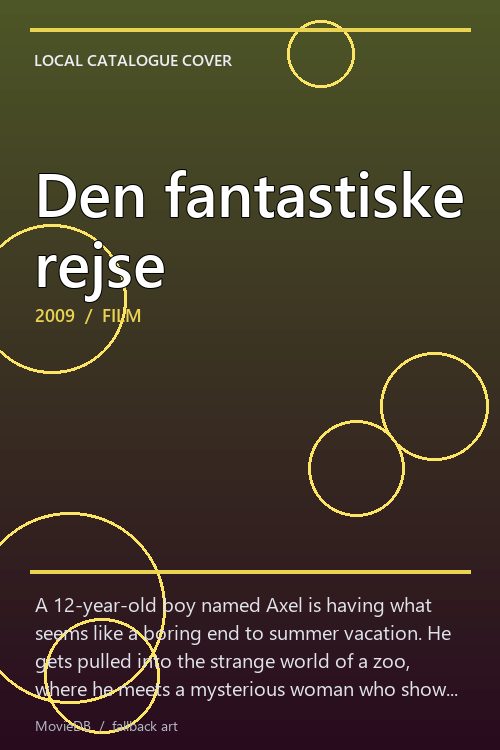 Den fantastiske rejse poster