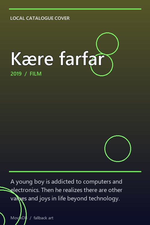 Kære farfar poster