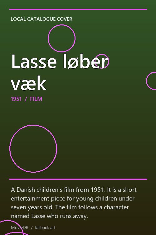 Lasse løber væk poster