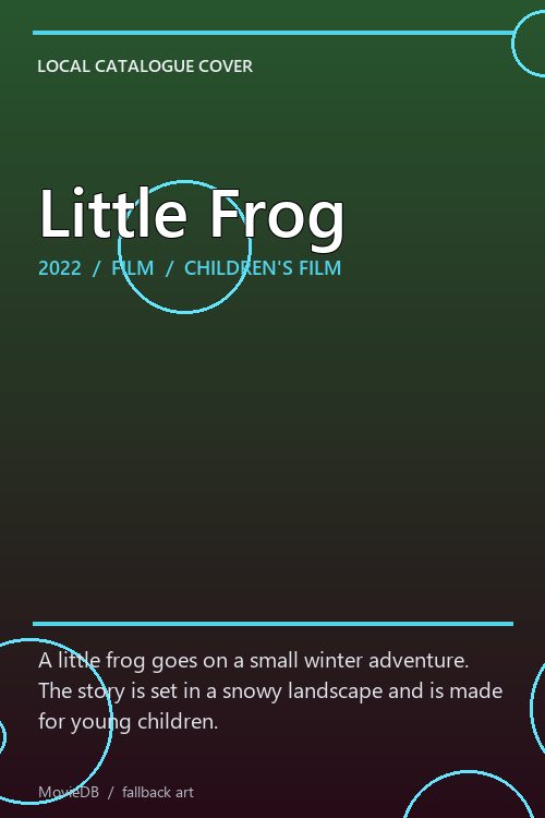 Little Frog poster