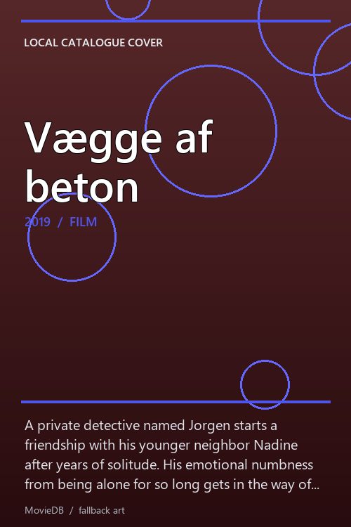 Vægge af beton poster