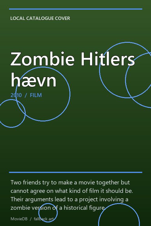 Zombie Hitlers hævn poster