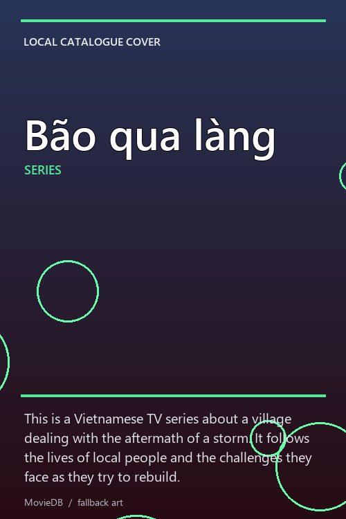Bão qua làng poster