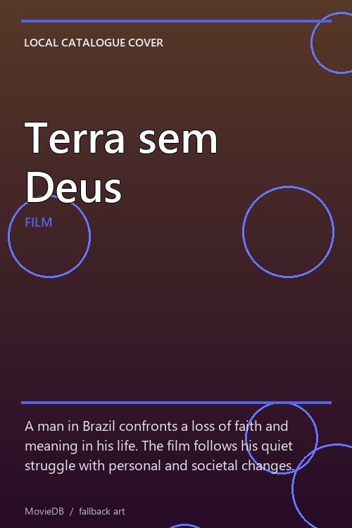 Terra sem Deus poster
