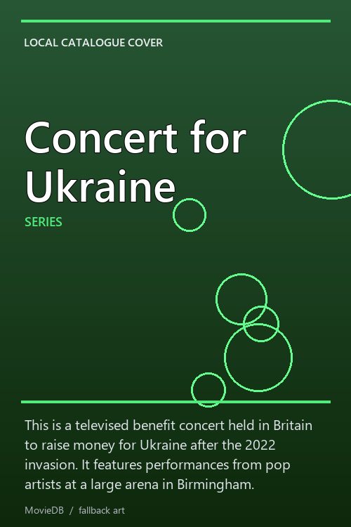 Concert for Ukraine poster