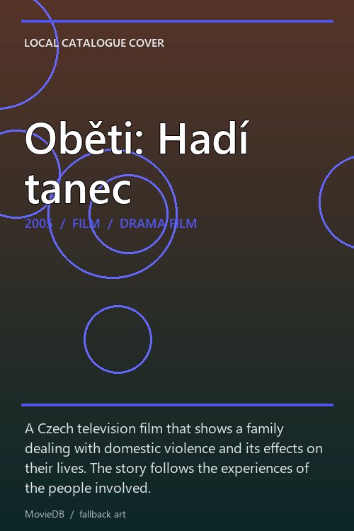 Oběti: Hadí tanec poster