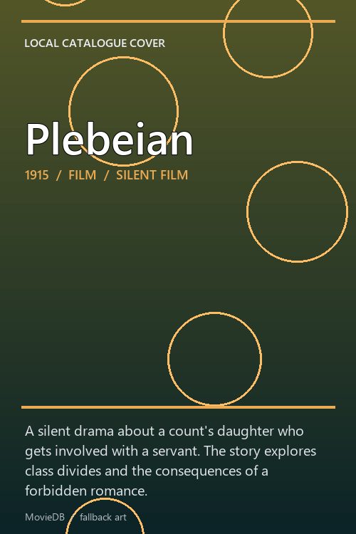 Plebeian poster