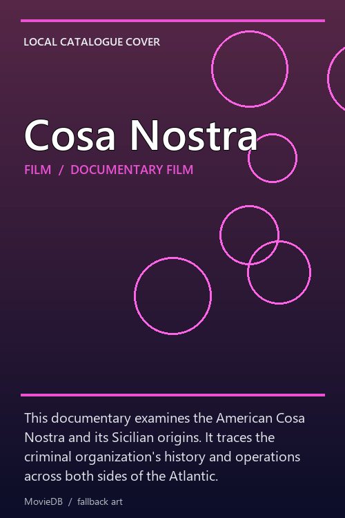 Cosa Nostra poster