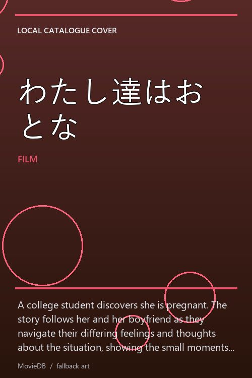 わたし達はおとな poster