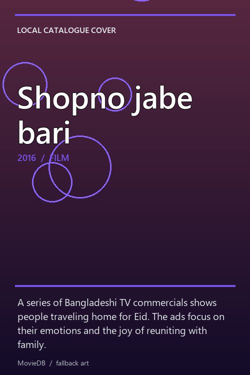 Shopno jabe bari poster
