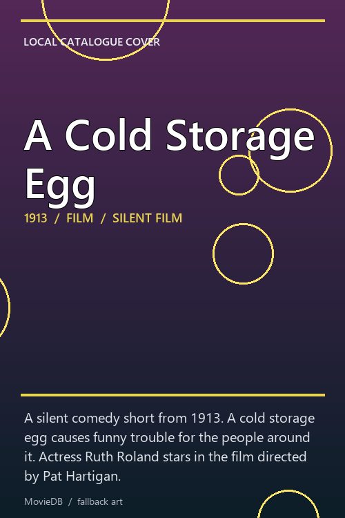 A Cold Storage Egg poster