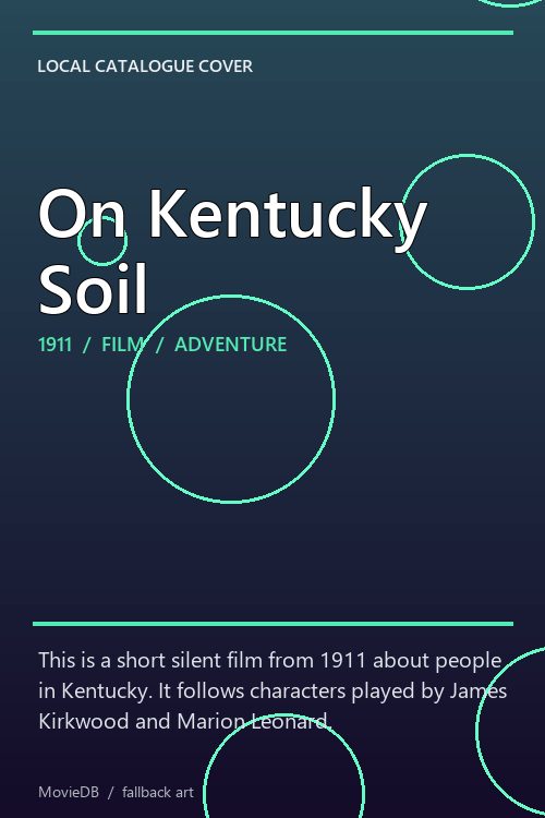 On Kentucky Soil poster