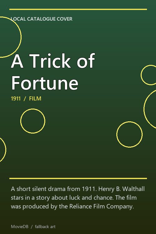 A Trick of Fortune poster