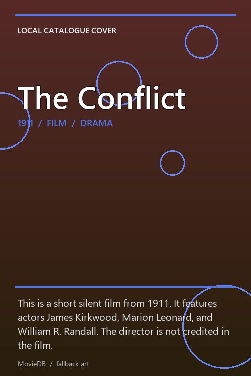 The Conflict poster