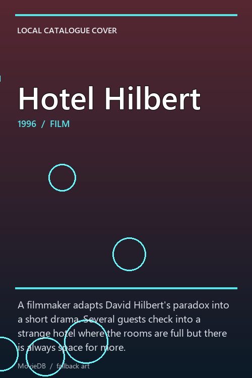 Hotel Hilbert poster