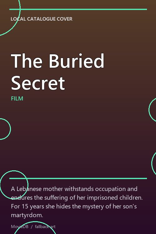 The Buried Secret poster