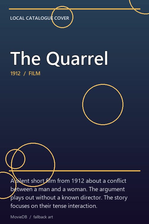 The Quarrel poster