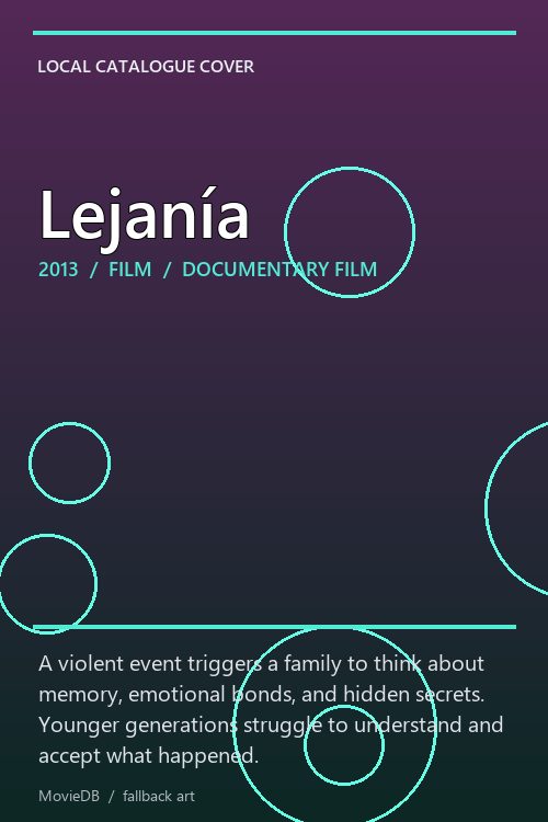Lejanía poster