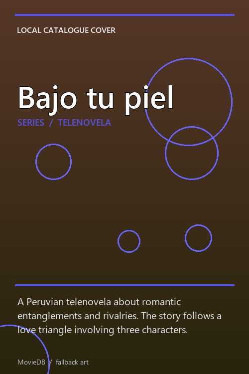 Bajo tu piel poster