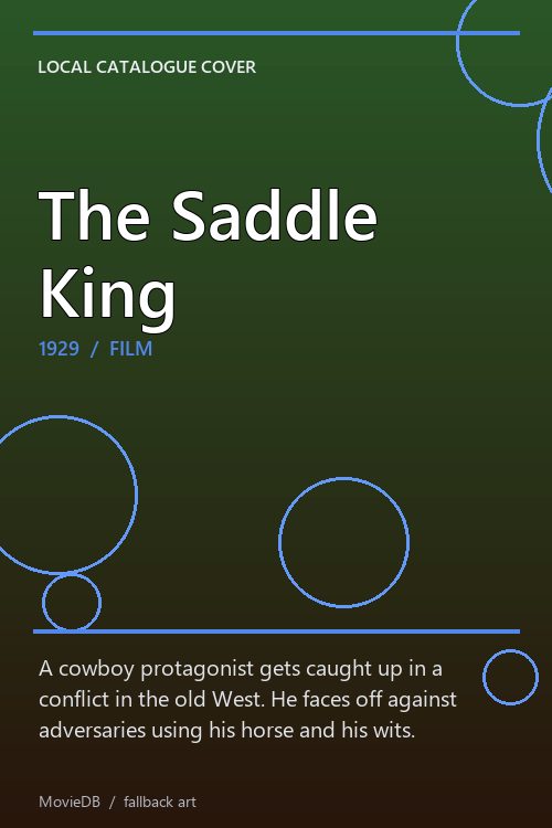 The Saddle King poster