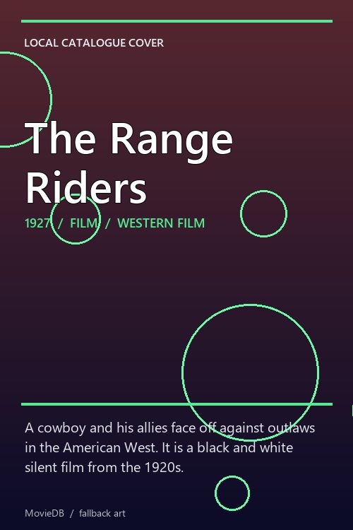 The Range Riders poster