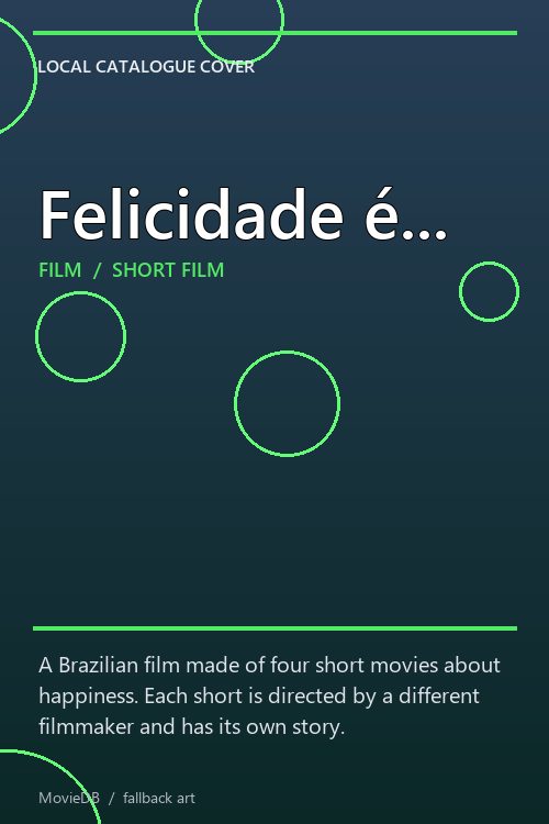 Felicidade é... poster