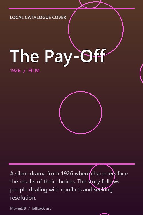 The Pay-Off poster