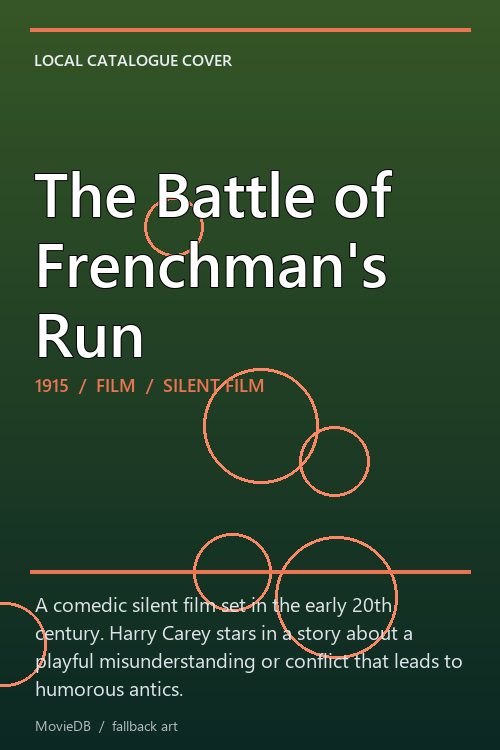 The Battle of Frenchman's Run poster