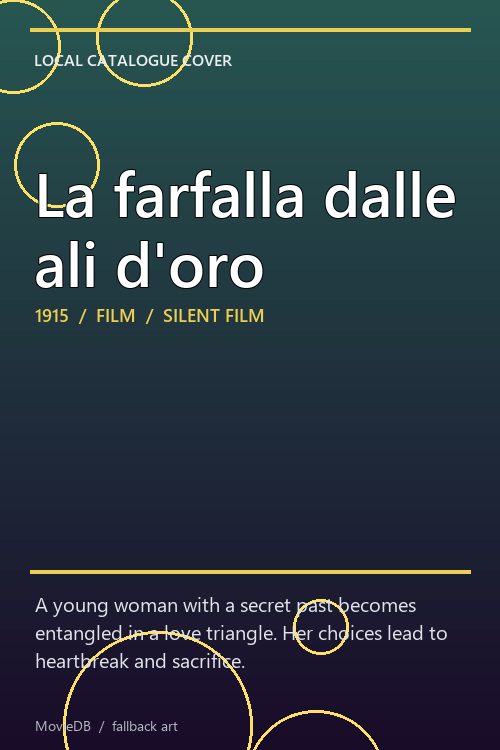 La farfalla dalle ali d'oro poster