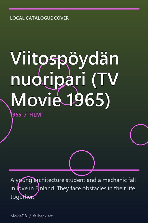 Viitospöydän nuoripari (TV Movie 1965) poster