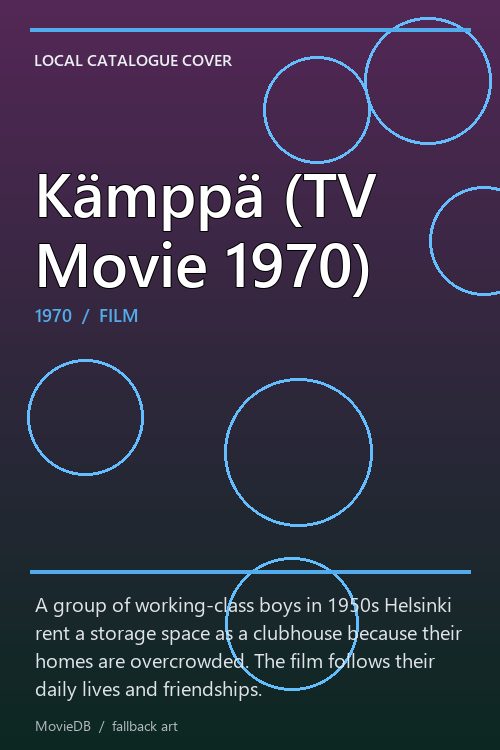 Kämppä (TV Movie 1970) poster