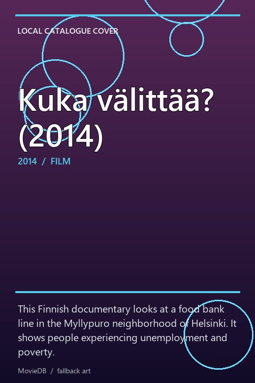 Kuka välittää? (2014) poster