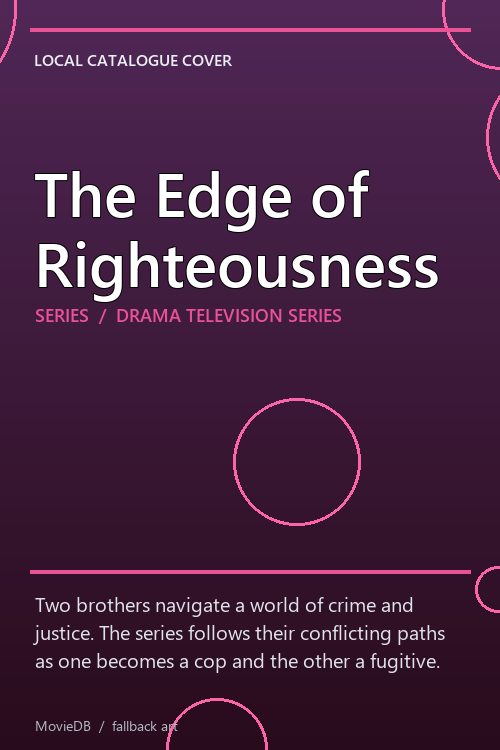 The Edge of Righteousness poster