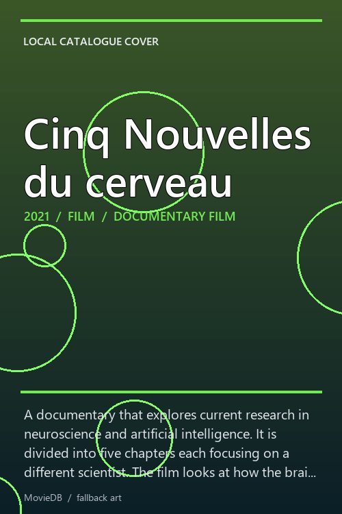 Cinq Nouvelles du cerveau poster