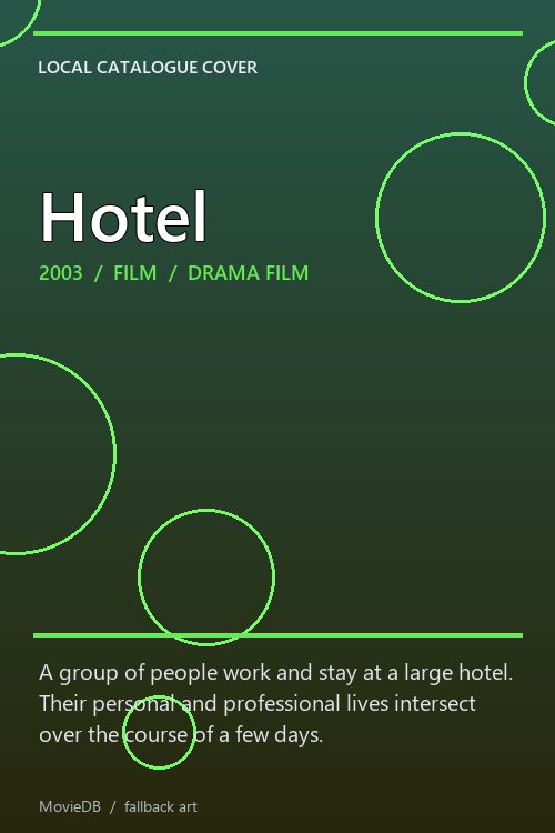 Hotel poster