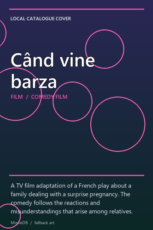 Când vine barza poster
