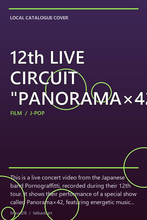12th LIVE CIRCUIT "PANORAMA×42" poster