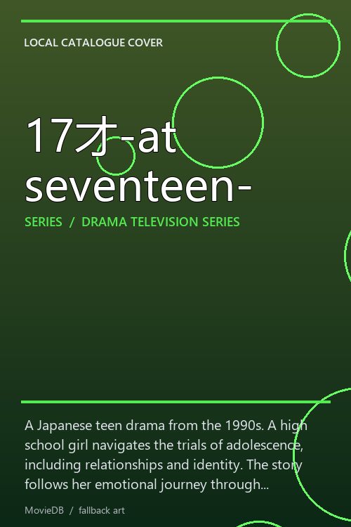 17才-at seventeen- poster