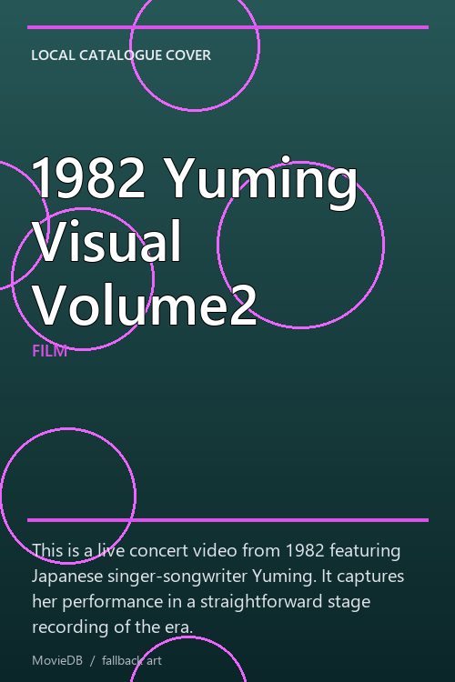 1982 Yuming Visual Volume2 poster