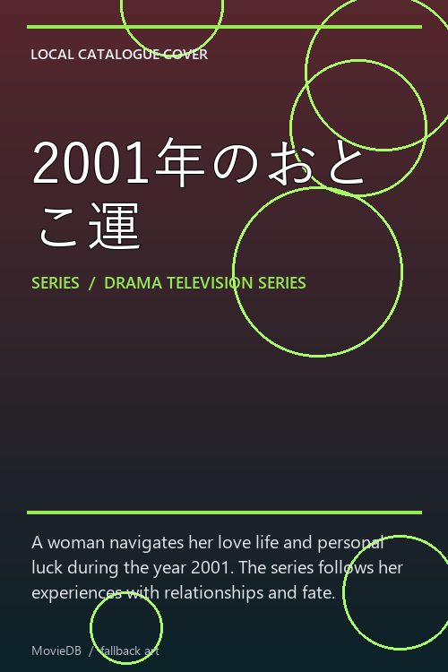 2001年のおとこ運 poster