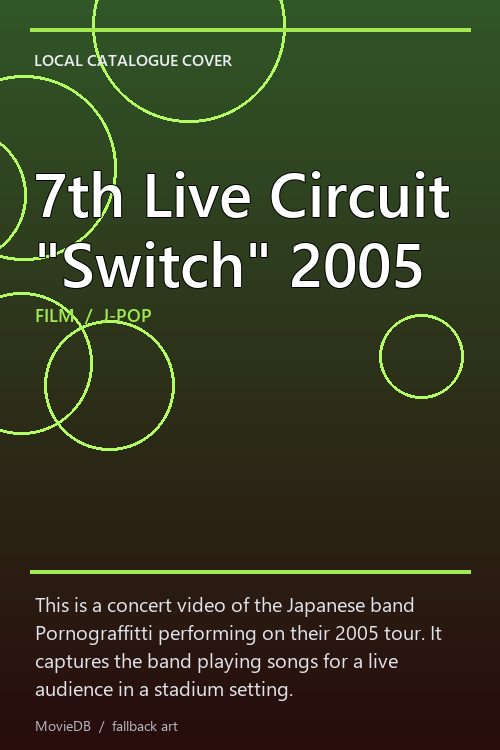 7th Live Circuit "Switch" 2005 poster