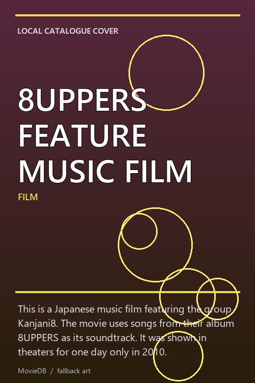 8UPPERS FEATURE MUSIC FILM poster