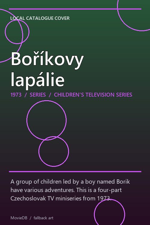 Boříkovy lapálie poster