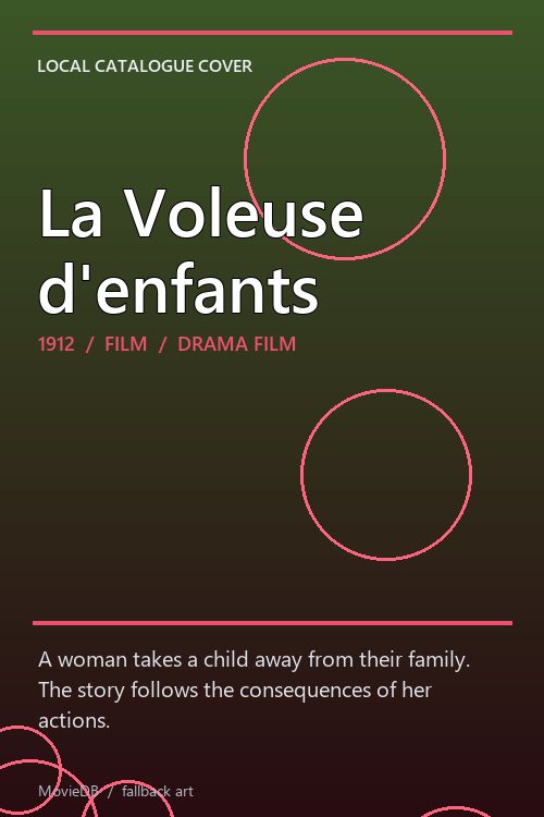 La Voleuse d'enfants poster