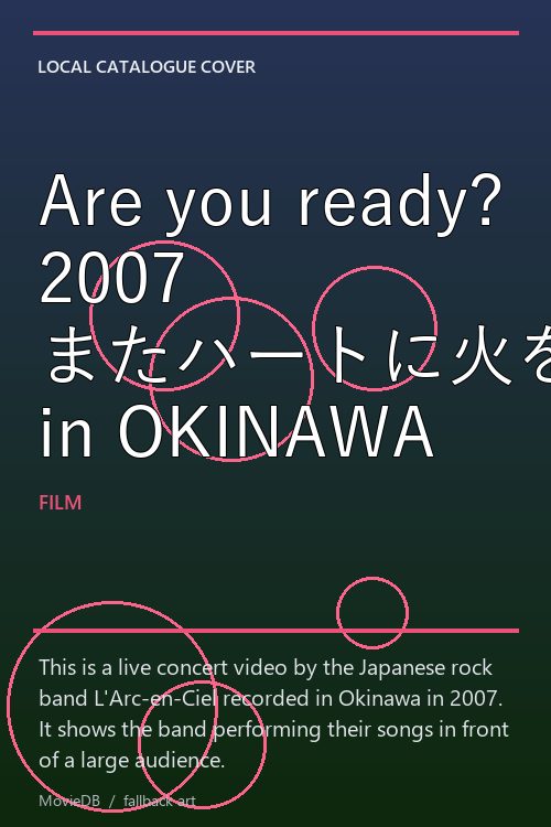 Are you ready? 2007 またハートに火をつけろ! in OKINAWA poster
