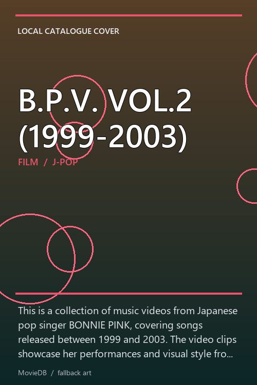 B.P.V. VOL.2 (1999-2003) poster
