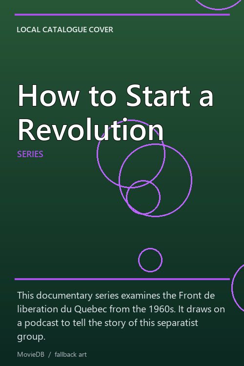 How to Start a Revolution poster