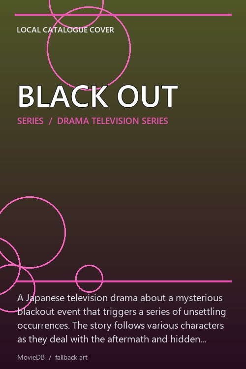 BLACK OUT poster
