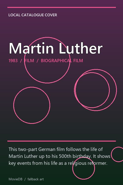 Martin Luther poster